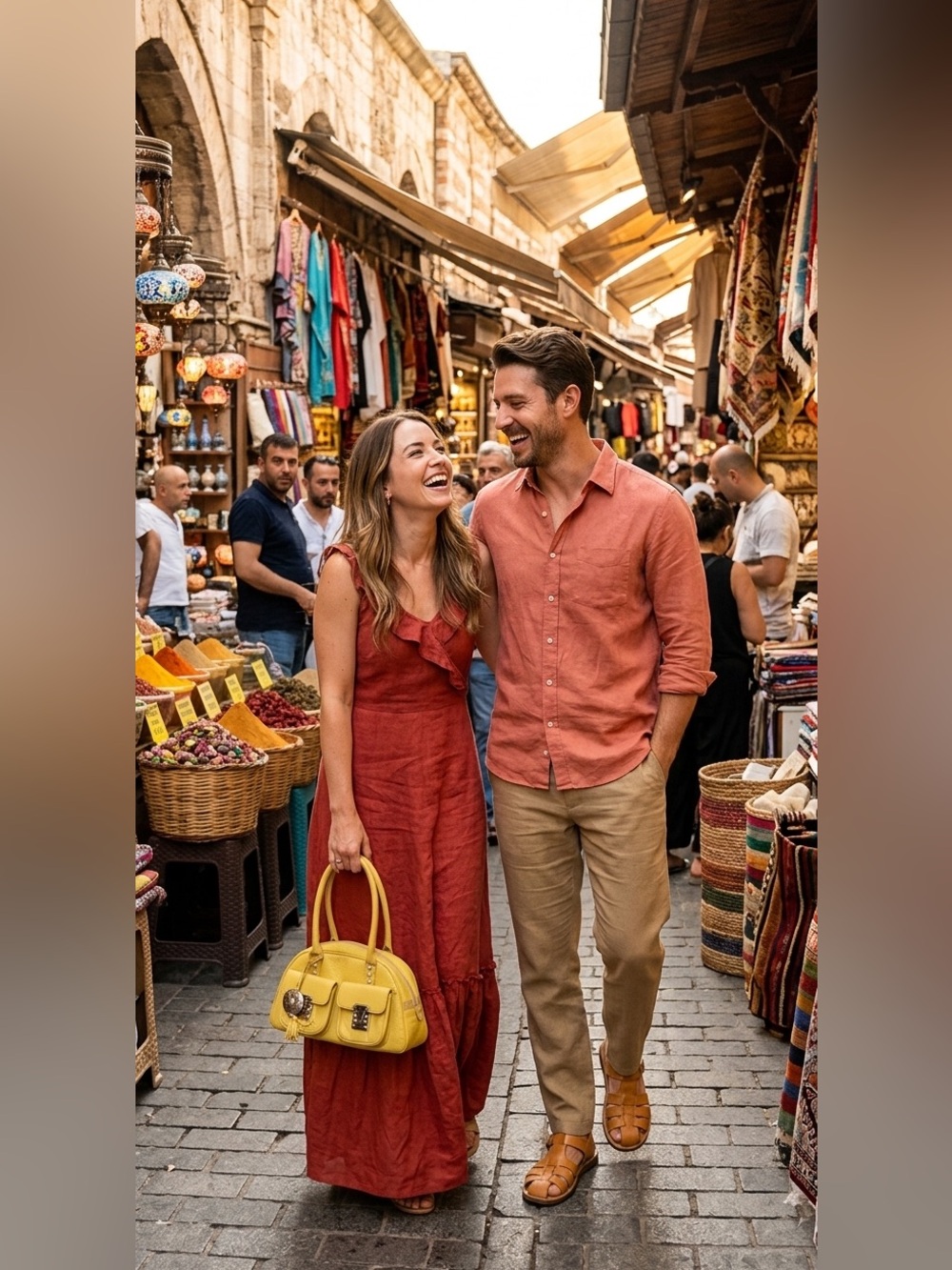 Cindy Says Couture Bag yellow/mustard leather made in Brazil